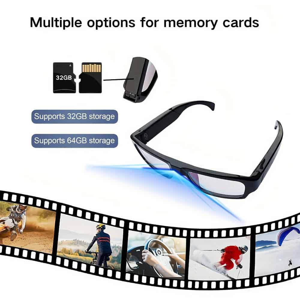 Eyeglasses Hidden Spy Camera with Built in DVR - Image 10